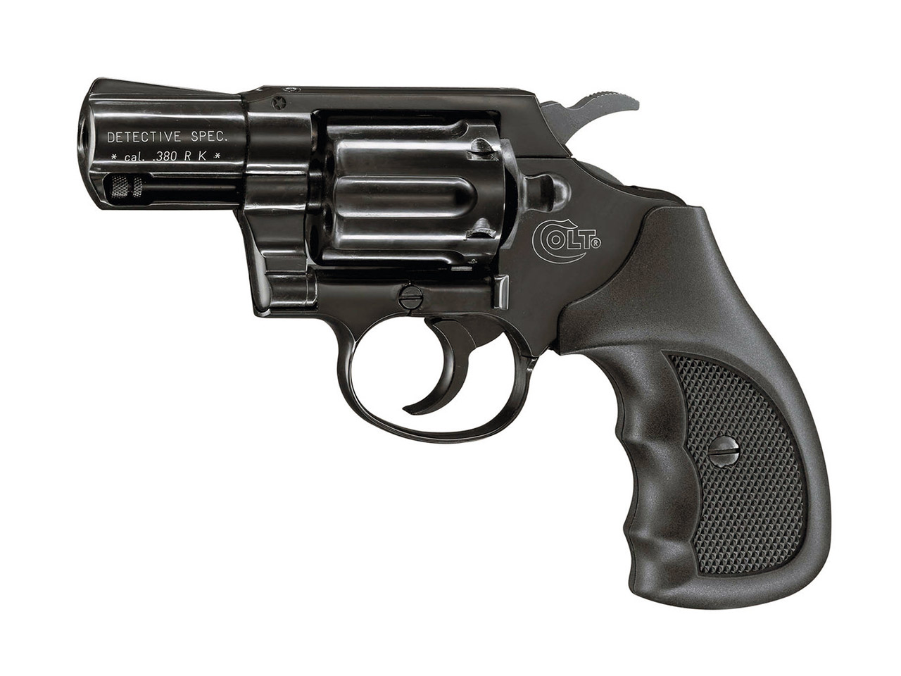 Schreckschuss Revolver Colt Detective Special schwarz Kunststoffgriffschalen Kaliber 9 mm R.K. (P18)